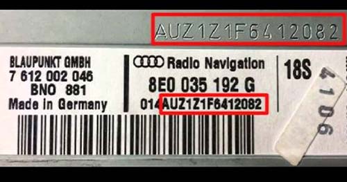 1. How Do I Find My Finding Your Audi TT Serial Number Radio's Serial Number? 