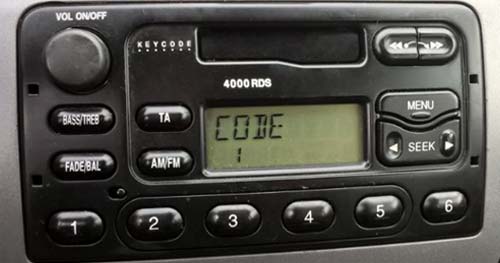 FORD RADIO CODE M&V SERIAL 3000-4000-4500-5000-6000 RDS FIESTA FOCUS TRANSIT ETC 