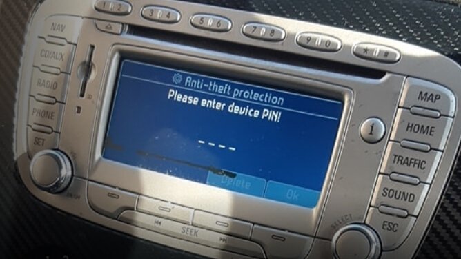 3. How Do I Find My Ford Focus Travelpilot EX, FX, NX Radio's Serial Number? 