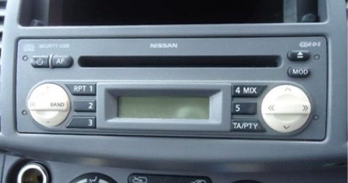 Nissan K12 Blaupunkt Radio Code Input Instructions