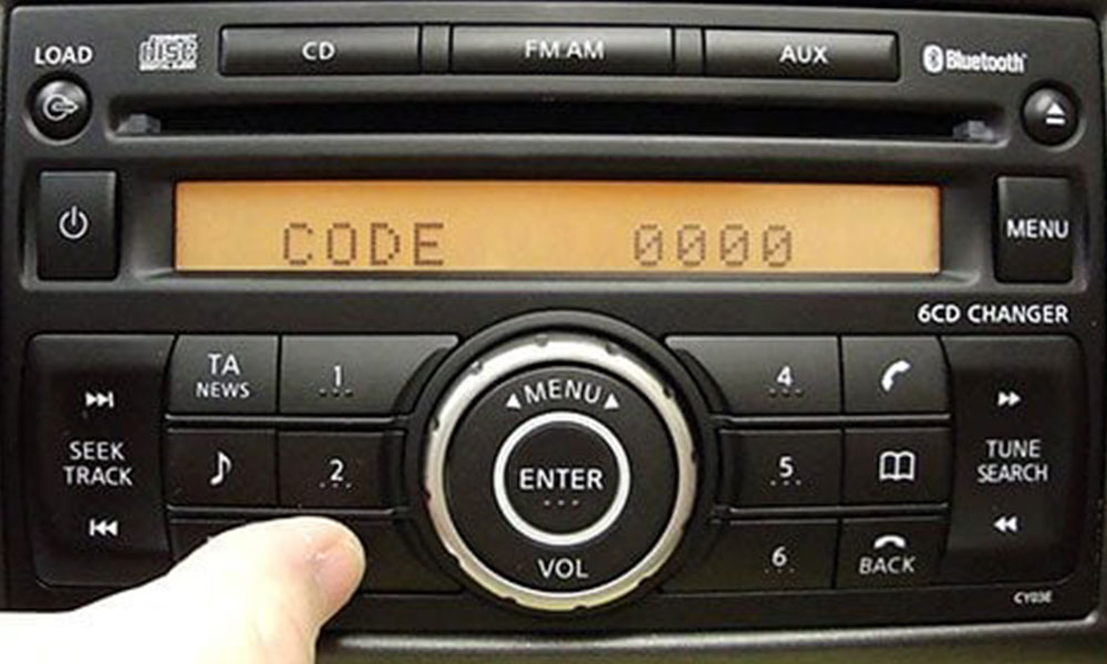 1. How Do I Find My Removing Your Nissan Clarion Radio 2007+ Radio's Serial Number? 