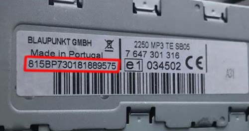 1. How Do I Find My How To Find Your Peugeot Blaupunkt Radio Serial Number Radio's Serial Number? 