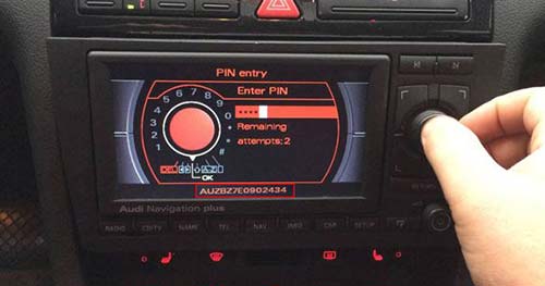 1. How Do I Find My Serial Number For Audi Navigation Plus Radio's Serial Number? 