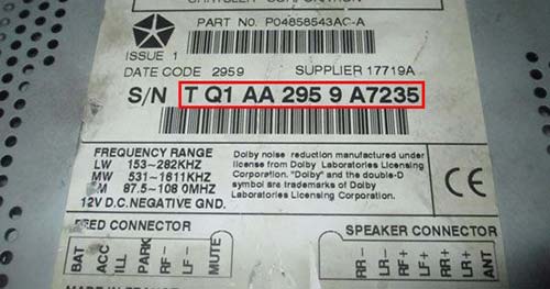 1. How Do I Find My How to Find Your Dodge Radio Code Serial Number Radio's Serial Number? 