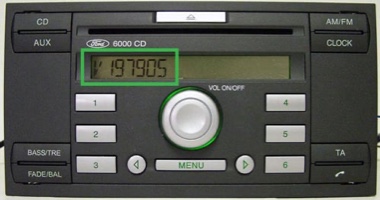 Ford 6000 CD Radio Code