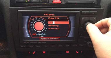 audi radio code lookup