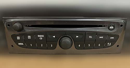 Renault Sat Nav CD player car stereo, Bosch 281155473R radio code