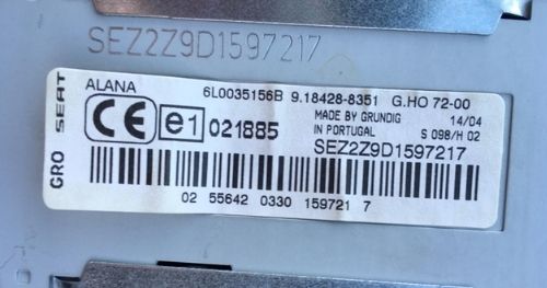 1. How Do I Find My Finding Your SEAT Leon Serial Number Radio's Serial Number? 