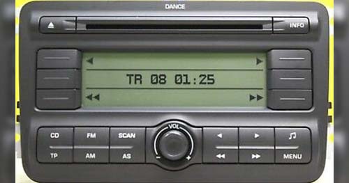 Skoda Dance Radio Code Entry Instructions