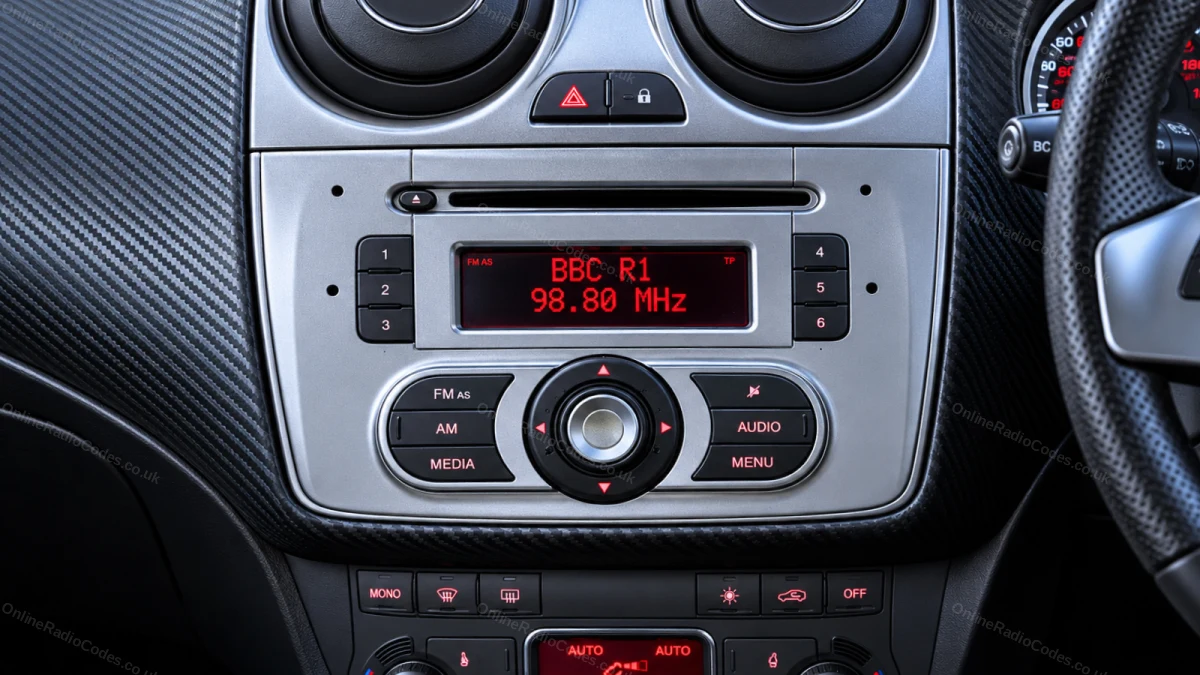Uklonite radio da biste pronašli svoj serijski broj.