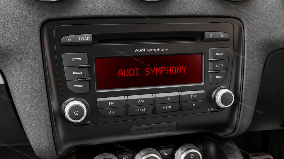 Audi Symphony radio unit
