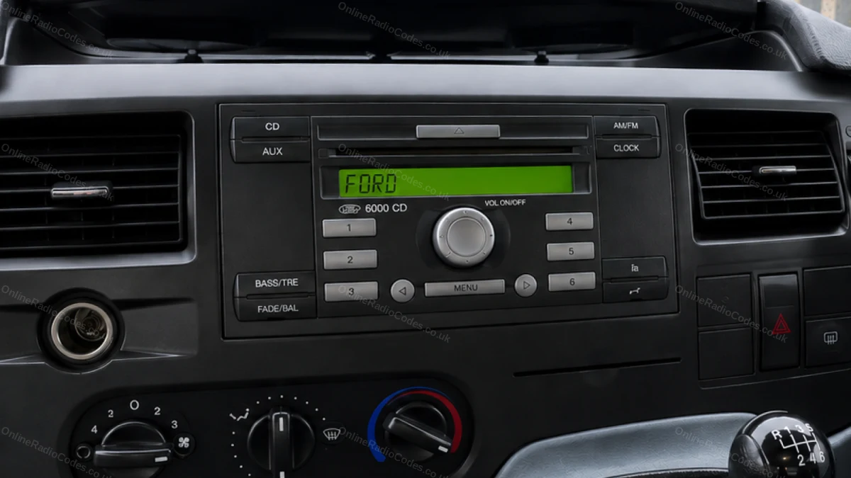 Ford 6000 CD radio unit