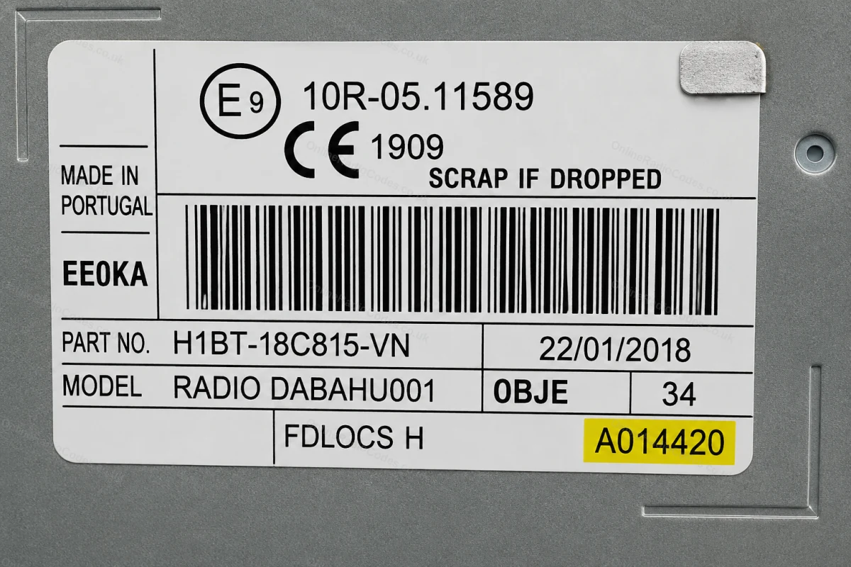 Get your serial from the screen