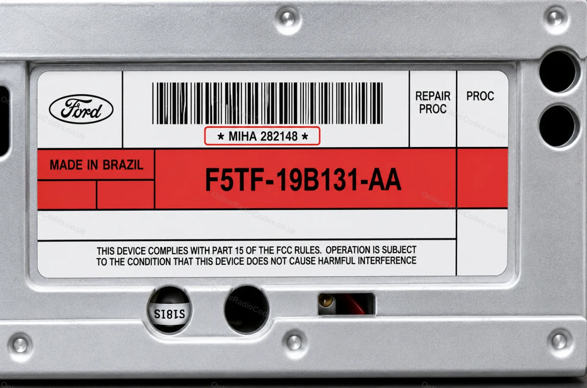 Enter the serial from the label