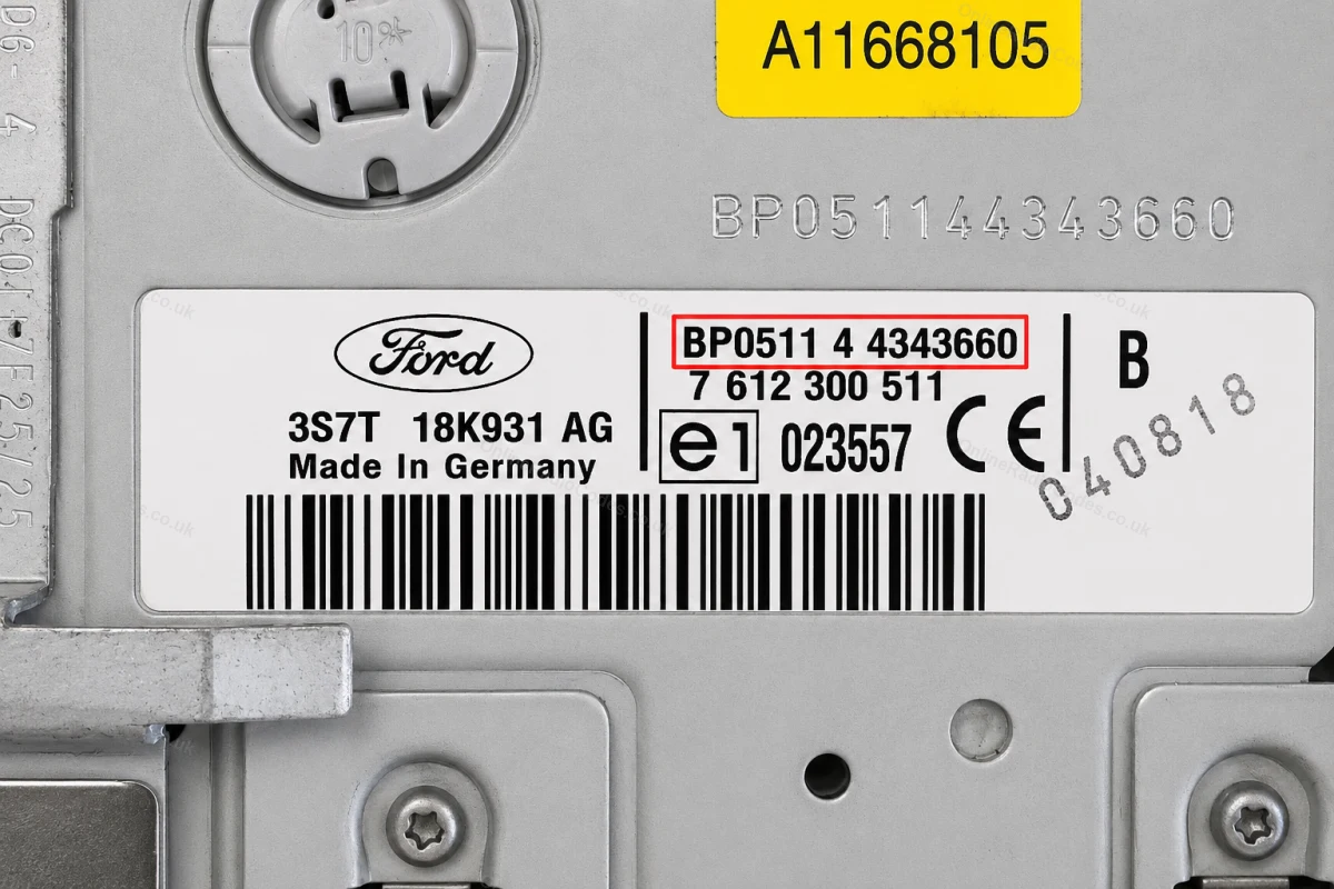 Remove the unit to find your serial