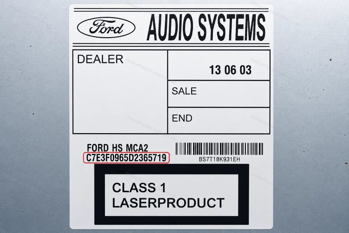 Remove the unit to find your serial