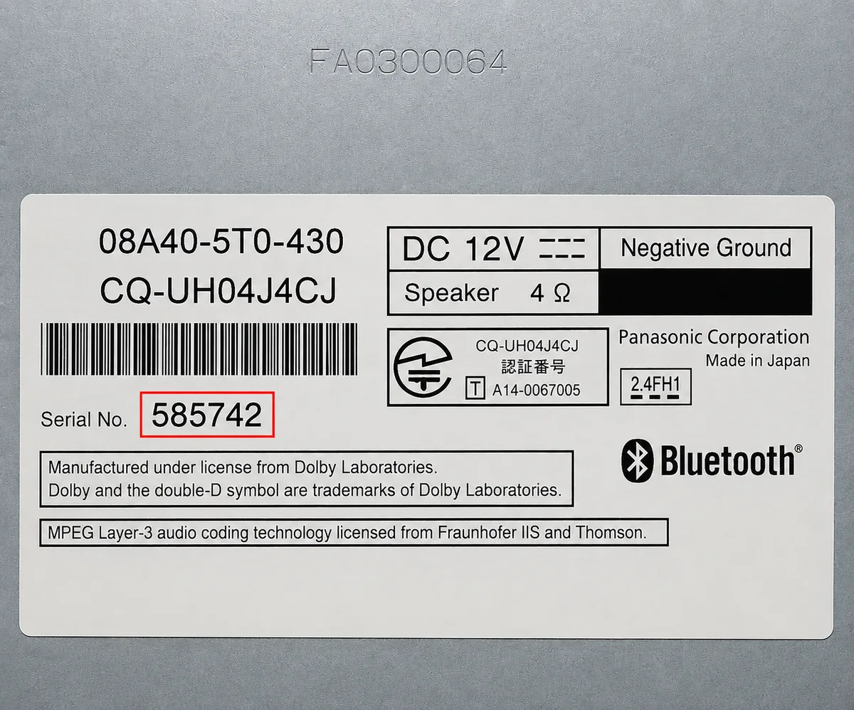 What your serial looks like