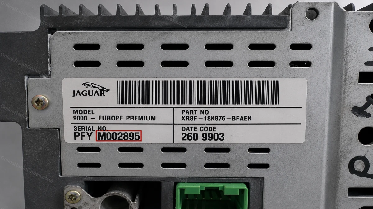 Jaguar Visteon radios