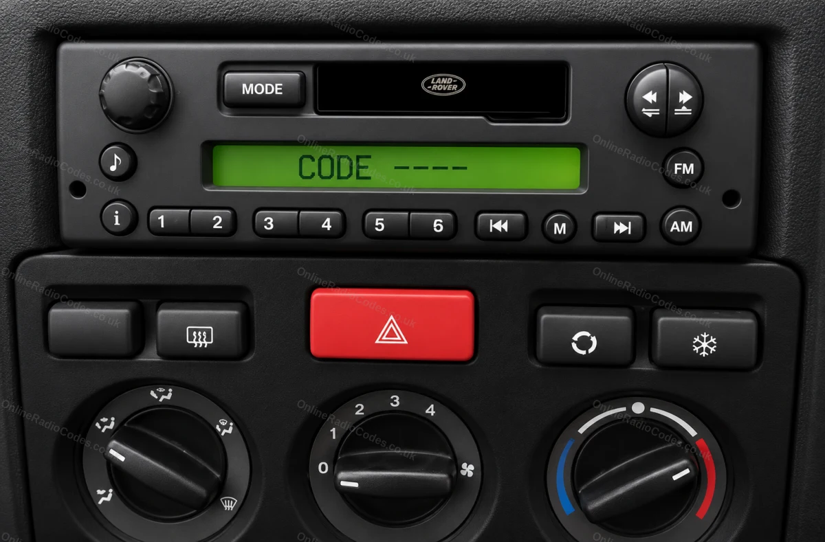 Remove the radio to reach the serial label