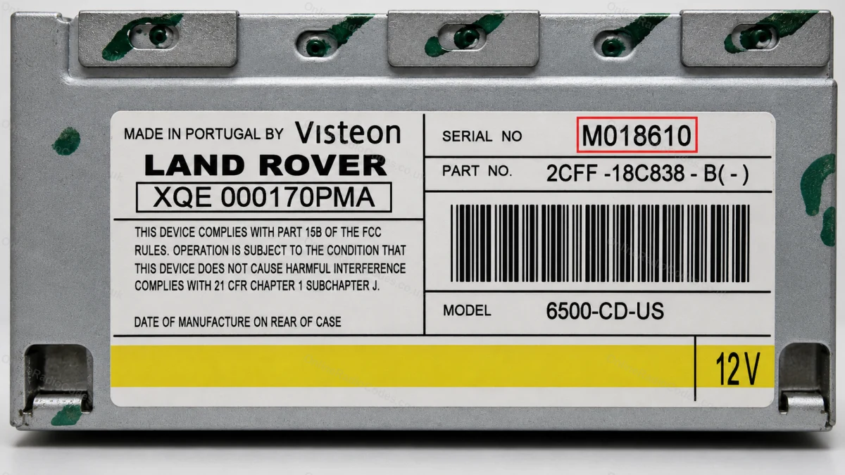 Find your serial on the label