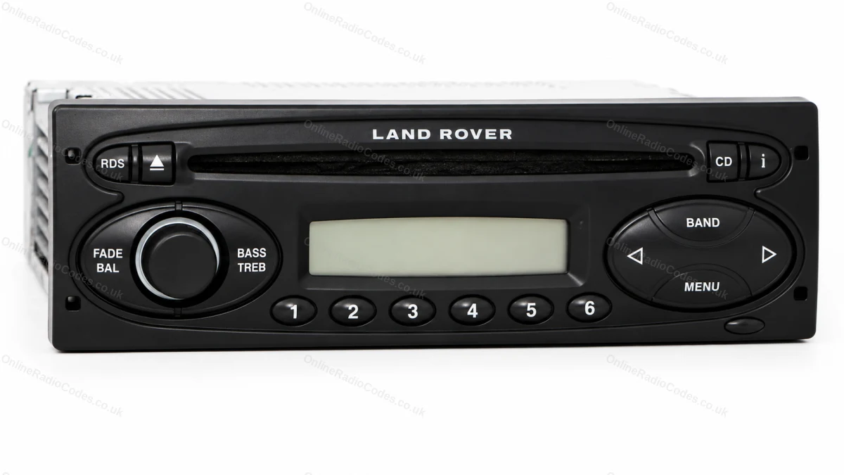 Remove the radio to reach the serial label