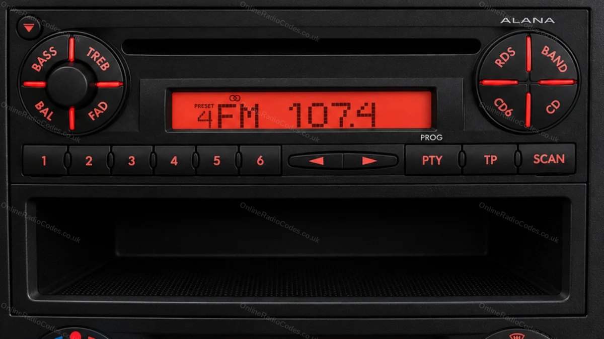 SEAT Alana radio unit